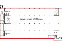 plans. Сухой склад (+18) Производственно-складской комплекс Щелково Московская обл, Щёлково, ул Хотовская, д 34 стр 3, 2 638 м2 фото 1